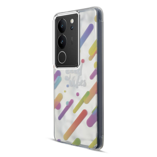 Wrinkle & Artistic Wave Printed Phone Case For Vivo V29 Pro 5G