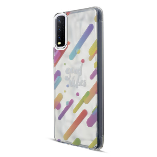 Wrinkle & Artistic Wave Printed Phone Case For Vivo Y20i