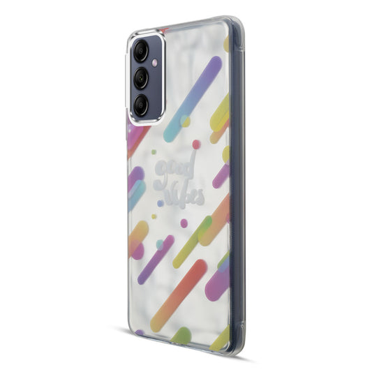 Wrinkle & Artistic Wave Printed Phone Case For Samsung A14 5G