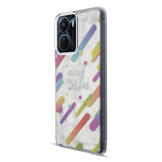 Wrinkle & Artistic Wave Printed Phone Case For Vivo Y16