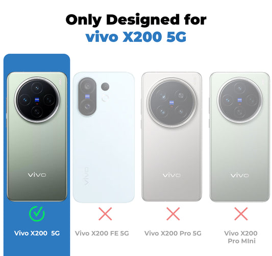 Two-Tone Back Cover with Pyramid Texture & Vegan Leather Finish for Vivo X200 5G - Where Style Meets Function