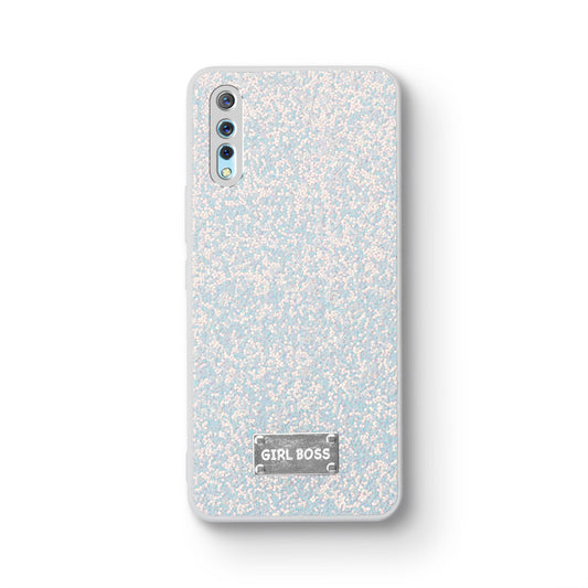 Sparkling Glitter Sequin Case with Camera Shield Back Cover For Vivo S1
