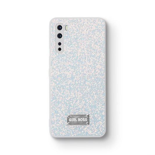 Sparkling Glitter Sequin Case with Camera Shield Back Cover For Oneplus Nord