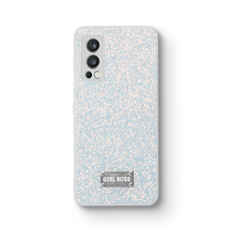 Sparkling Glitter Sequin Case with Camera Shield Back Cover For Oneplus Nord 2 5G