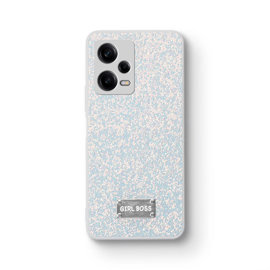 Sparkling Glitter Sequin Case with Camera Shield Back Cover For Redmi Note 12 5G