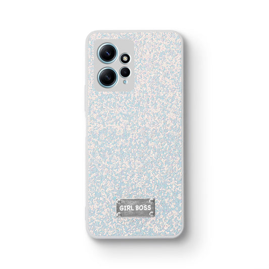 Sparkling Glitter Sequin Case with Camera Shield Back Cover For Redmi Note 12 4G