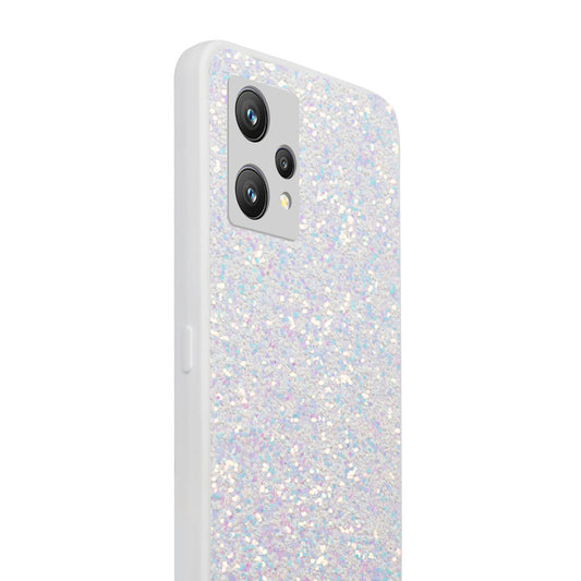 Sparkling Glitter Sequin Case with Camera Shield Back Cover For Realme 9 4G