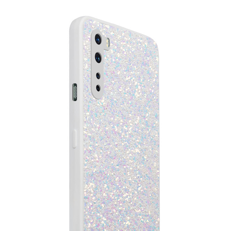 Sparkling Glitter Sequin Case with Camera Shield Back Cover For Oneplus Nord