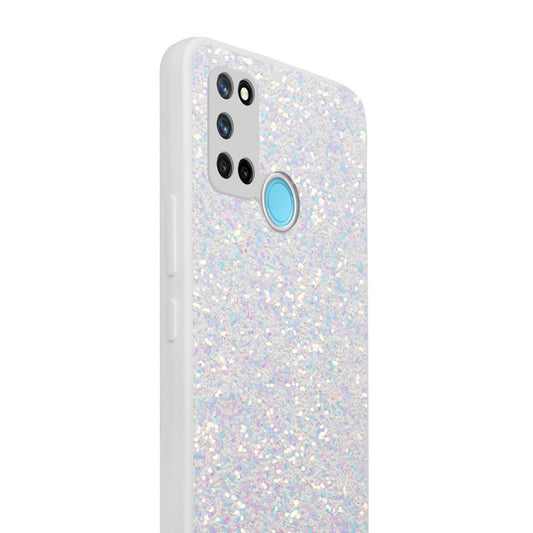 Sparkling Glitter Sequin Case with Camera Shield Back Cover For Realme 7i