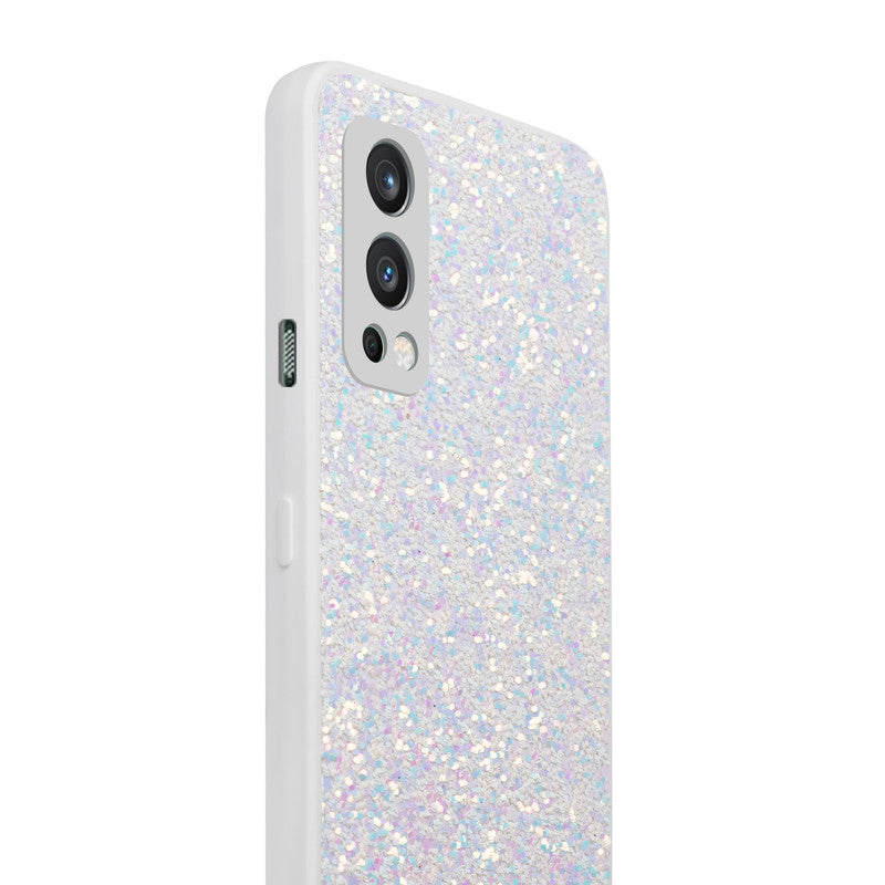 Sparkling Glitter Sequin Case with Camera Shield Back Cover For Oneplus Nord 2 5G