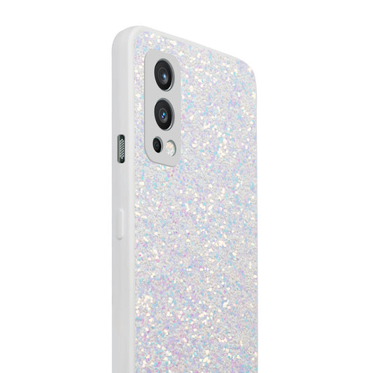 Sparkling Glitter Sequin Case with Camera Shield Back Cover For Oneplus Nord 2 5G