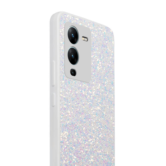 Sparkling Glitter Sequin Case with Camera Shield Back Cover For Vivo V25 Pro 5G