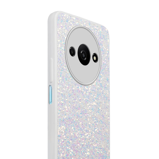 Sparkling Glitter Sequin Case with Camera Shield Back Cover For Redmi A3 2024