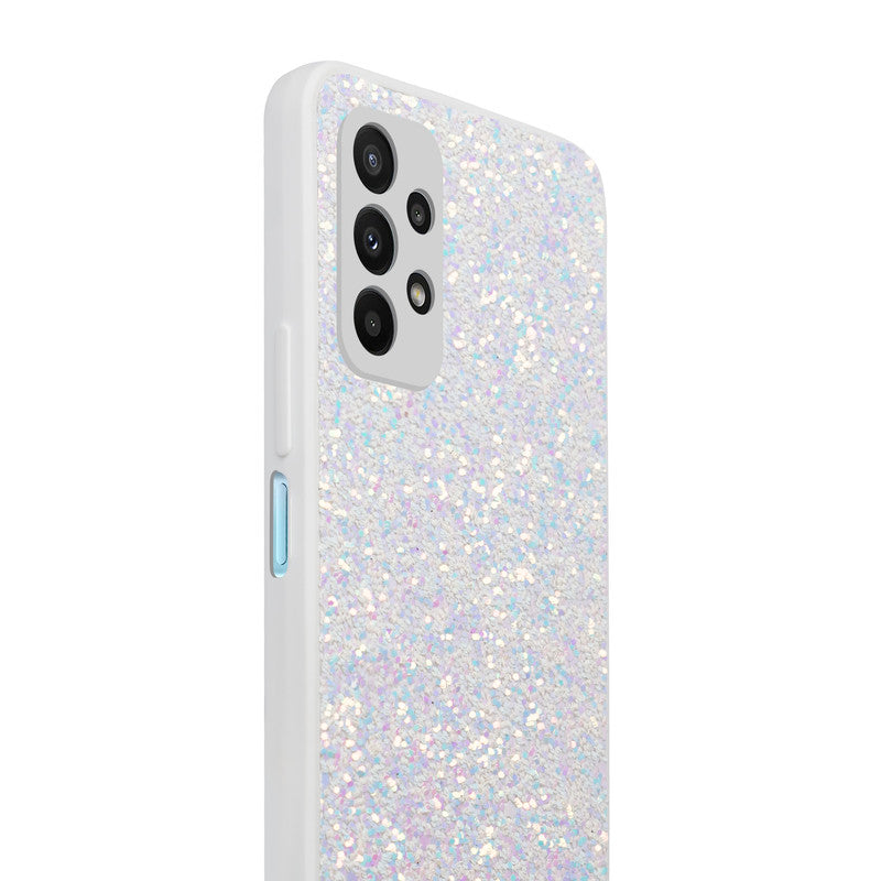 Sparkling Glitter Sequin Case with Camera Shield Back Cover For Samsung A23 4G