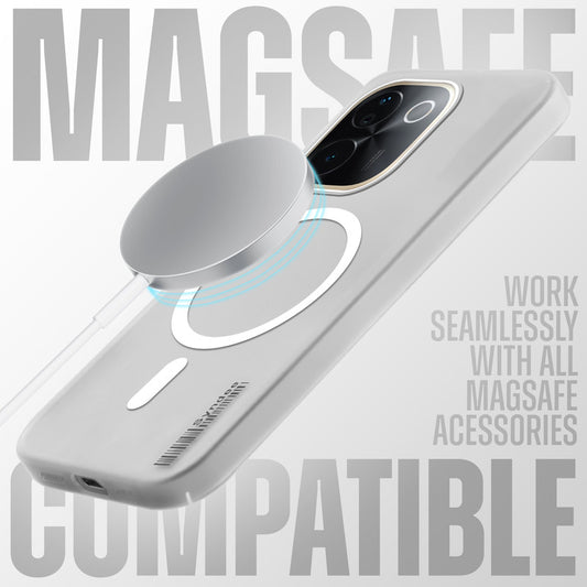 New Sleek Matte MagSafe Case For Vivo T3 Pro 5G
