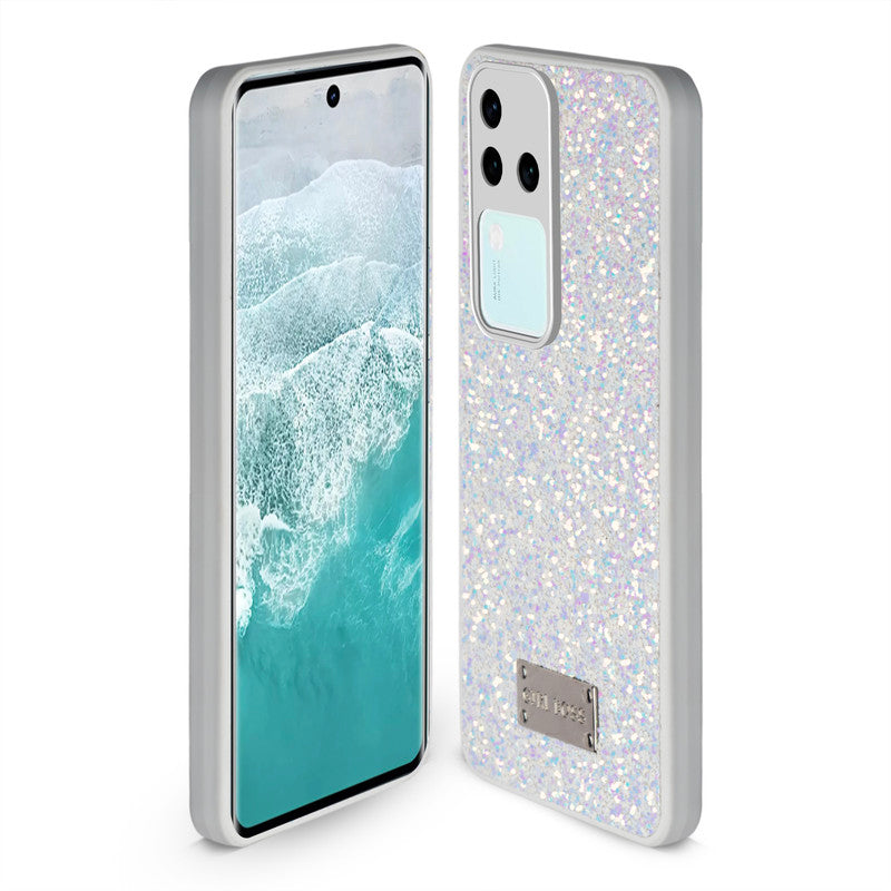 Sparkling Glitter Sequin Case with Camera Shield Back Cover For Vivo V30 Pro 5G