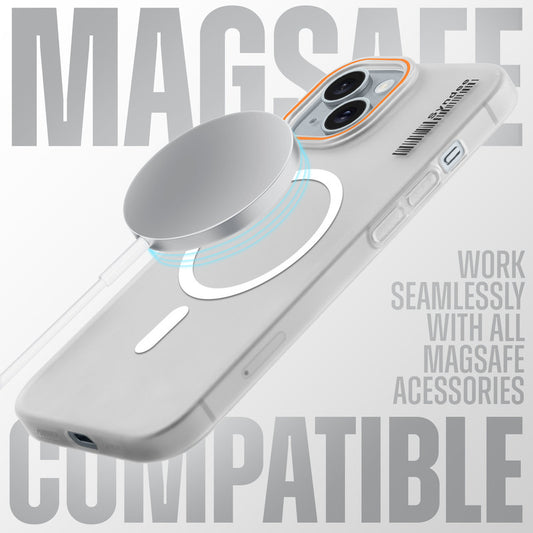 Elegant Colorful Frosted Matte Back With MagSafe Support Back Case For Apple iPhone 13
