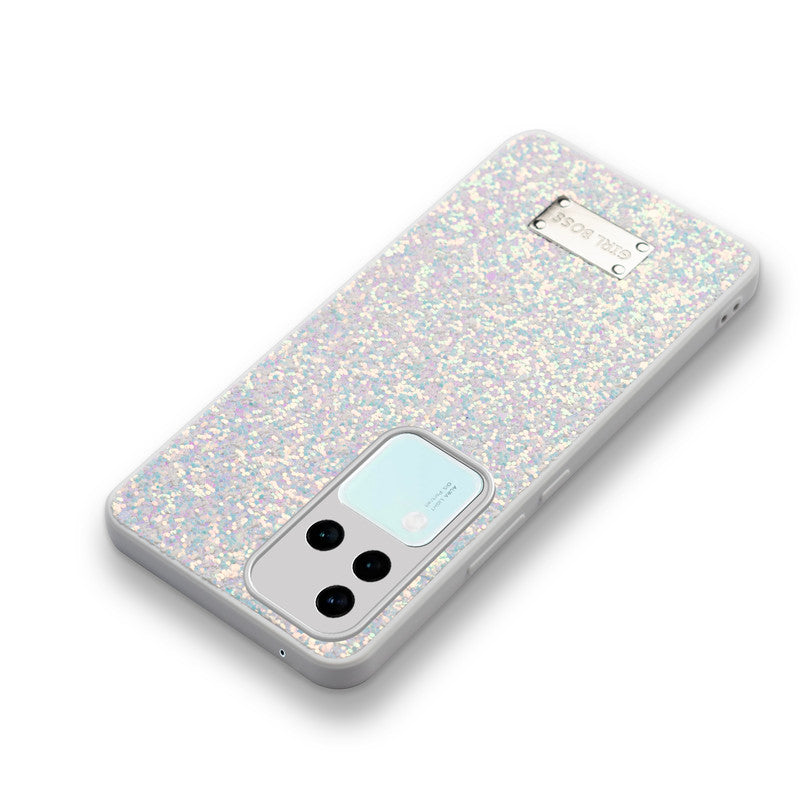 Sparkling Glitter Sequin Case with Camera Shield Back Cover For Vivo V30 Pro 5G