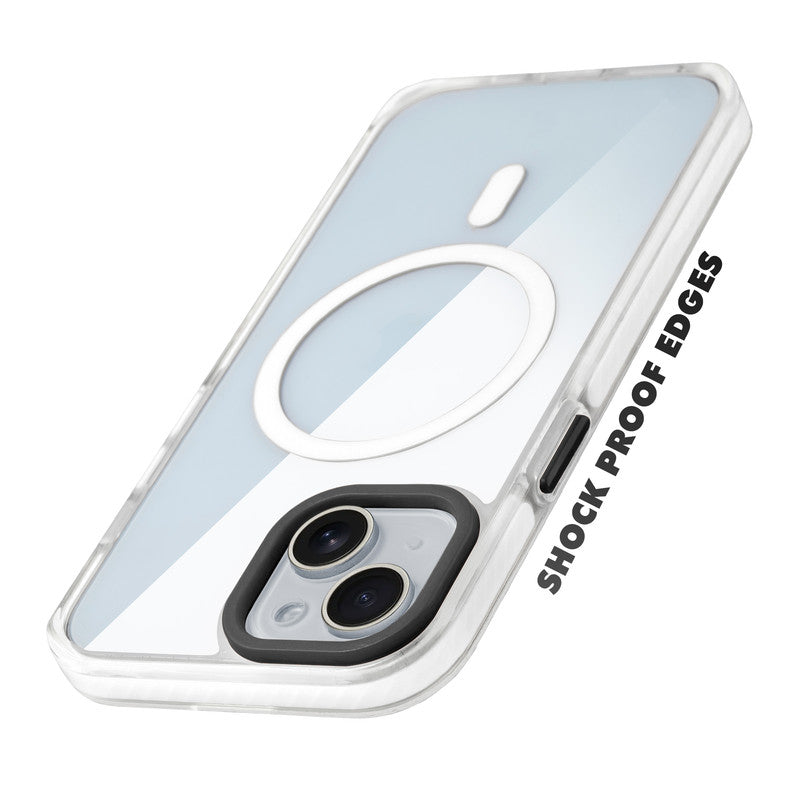 Clear MagSafe Bumper Case with Shockproof Edges for Apple iPhone 14