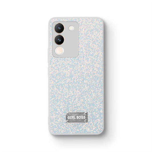 Sparkling Glitter Sequin Case with Camera Shield Back Cover For Vivo Y200 5G