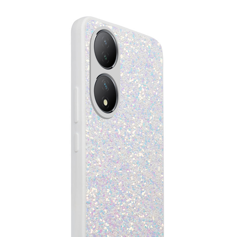 Sparkling Glitter Sequin Case with Camera Shield Back Cover For Vivo T2 5G