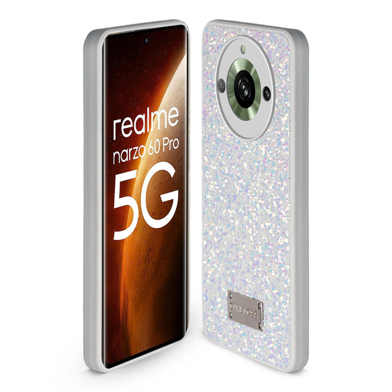 Sparkling Glitter Sequin Case with Camera Shield Back Cover For Realme 11 Pro 5G