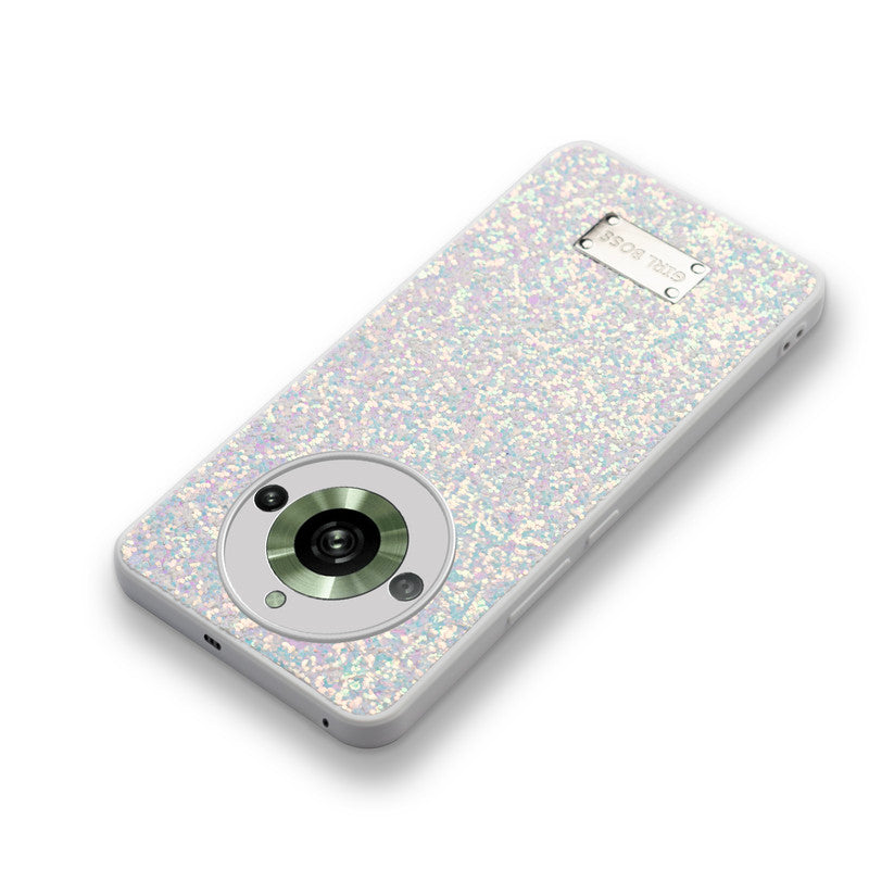 Sparkling Glitter Sequin Case with Camera Shield Back Cover For Realme 11 Pro 5G