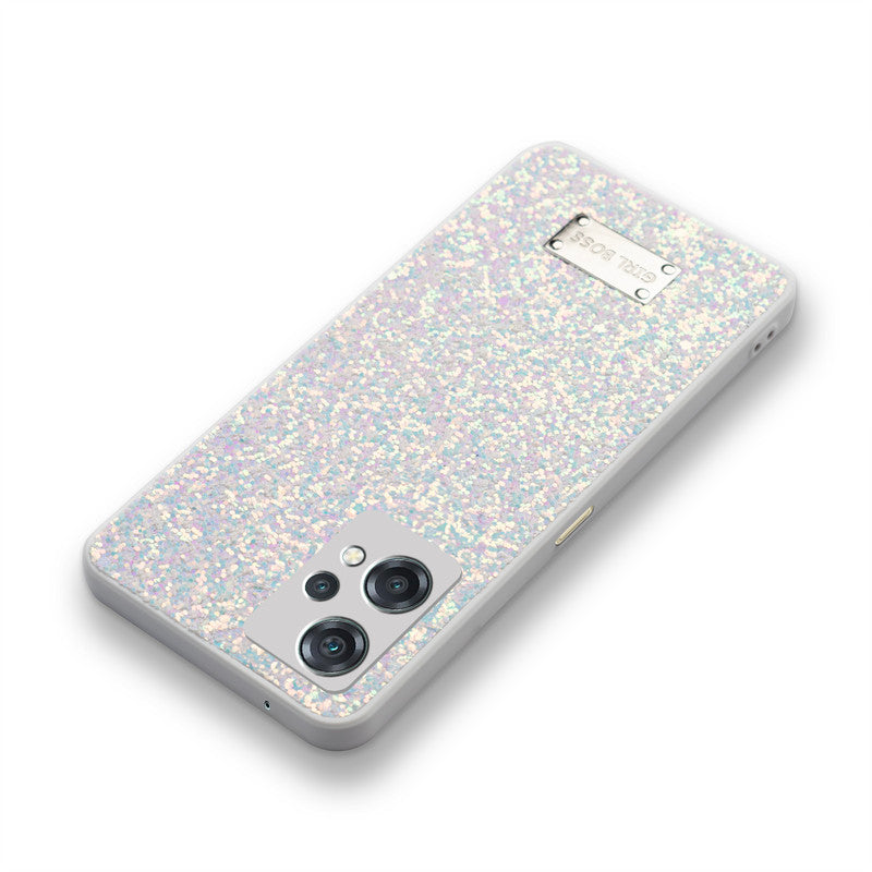Sparkling Glitter Sequin Case with Camera Shield Back Cover For Realme 9 Pro 5G