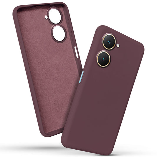 Premium Matte Silicone Back Cover for Vivo T3 Lite 5G