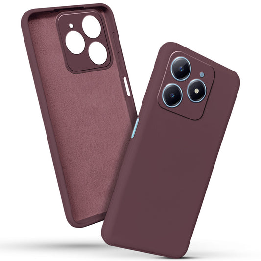 Premium Matte Silicone Back Cover for Realme Narzo N63