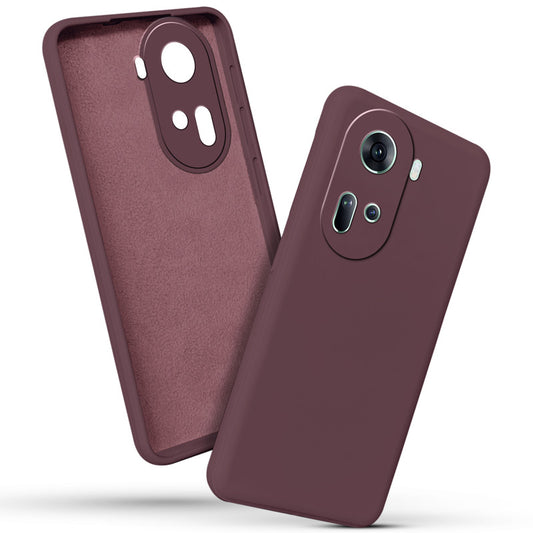 Premium Matte Silicone Back Cover for Oppo Reno 11 5G