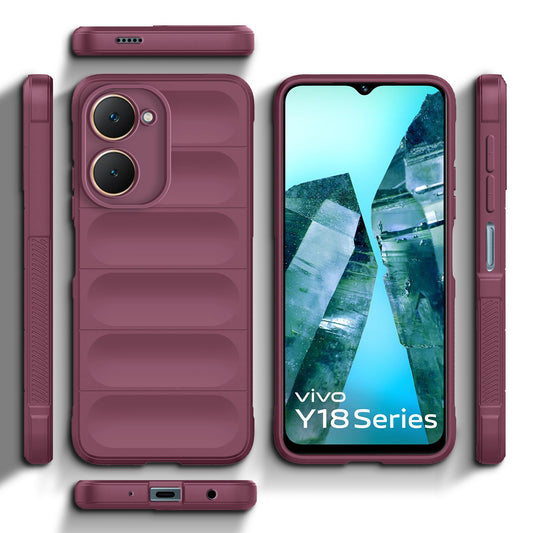Liquid Silicone Comfort Grip Soft Touch Matte TPU Case for Vivo Y18