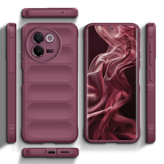 Liquid Silicone Comfort Grip Soft Touch Matte TPU Case for Vivo V30e 5G