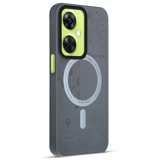 Mechanical Circuit Print Hard Back Cover For OnePlus Nord CE 3 Lite 5G