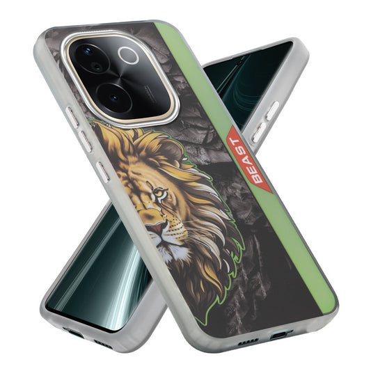 Beast Mode Animal Printed Back Case For Vivo T3 Pro 5G With Hard Back & Glow Effect
