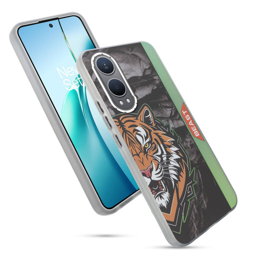 Beast Mode Animal Printed Back Case For OnePlus Nord CE 4 Lite 5G With Hard Back & Glow Effect
