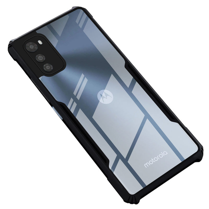 Premium Acrylic Transparent Back Cover for Motorola Moto E32s