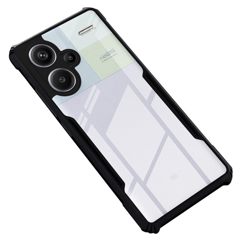 Premium Acrylic Transparent Back Cover for Redmi Note 13 Pro Plus 5G