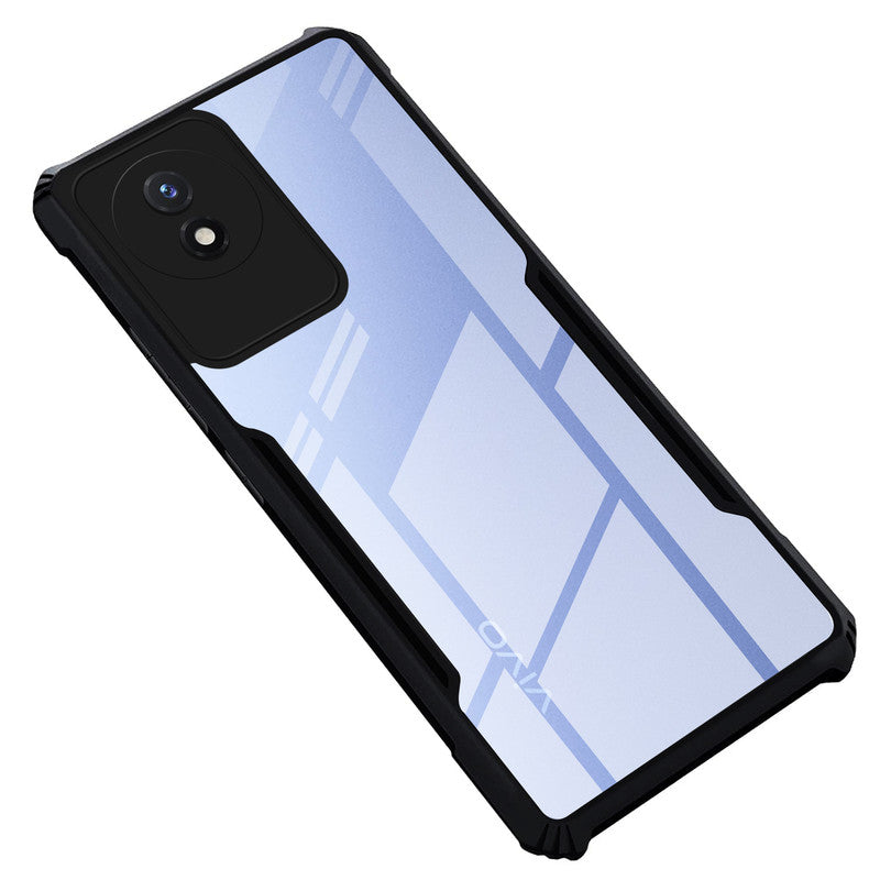 Premium Acrylic Transparent Back Cover for Vivo Y02T