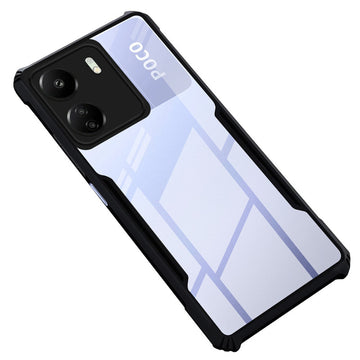 Premium Acrylic Transparent Back Cover for Poco C65 5G