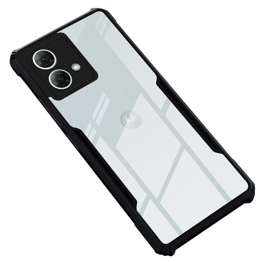Premium Acrylic Transparent Back Cover for Motorola Moto G84