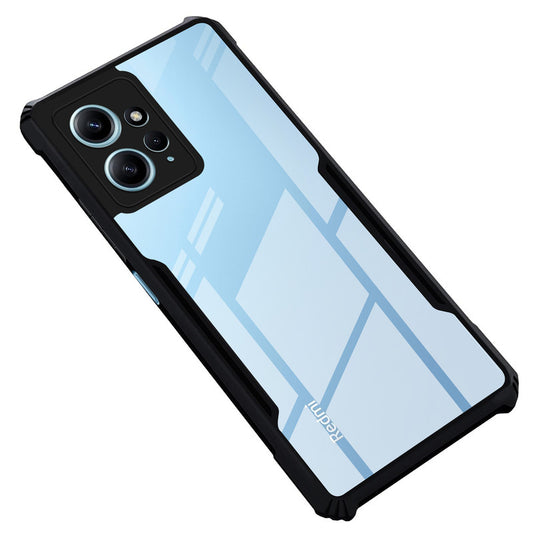 Premium Acrylic Transparent Back Cover for Redmi Note 12 4G