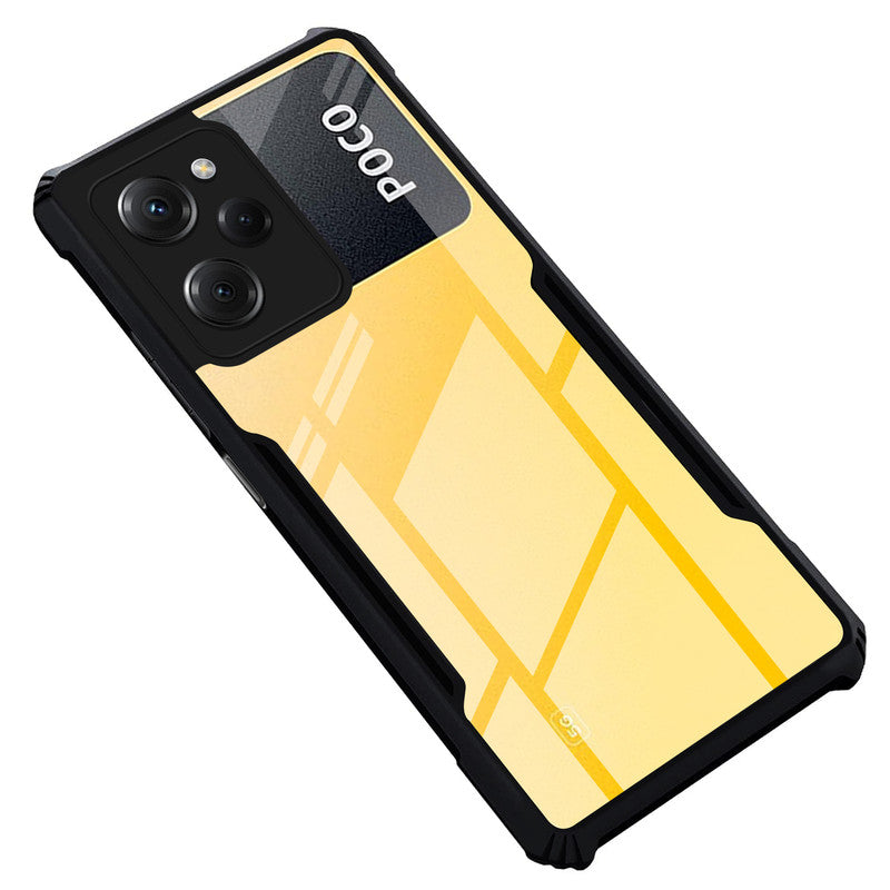 Premium Acrylic Transparent Back Cover for Poco X5 Pro 5G