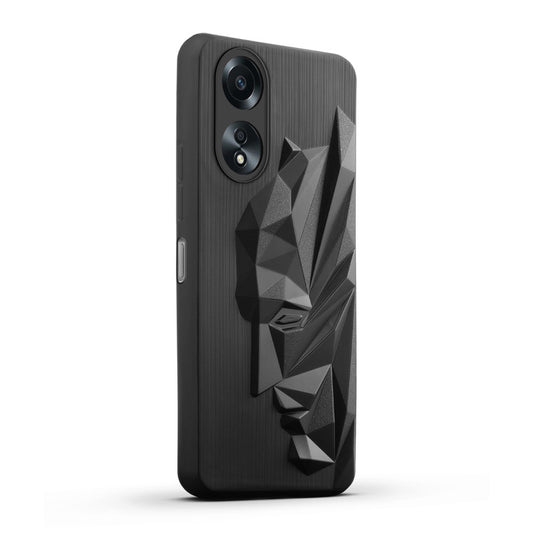 3D Design Soft Silicone Back Cover For Oppo A58 4G