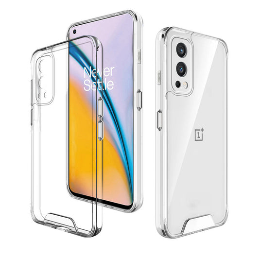 Crystal Clear Transparent Back Cover Case for Oneplus Nord 2 5G