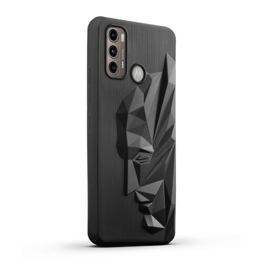 3D Design Soft Silicone Back Cover For Motorola Moto G60