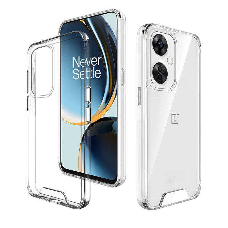 Crystal Clear Transparent Back Cover Case for OnePlus Nord CE 3 Lite 5G