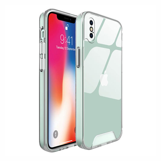 Crystal Clear Transparent Back Cover Case for Apple iPhone X