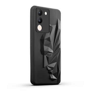 3D Design Soft Silicone Back Cover For Vivo Y200 5G