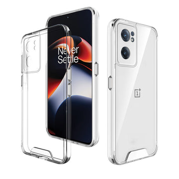Crystal Clear Transparent Back Cover Case for OnePlus Nord CE 2 5G